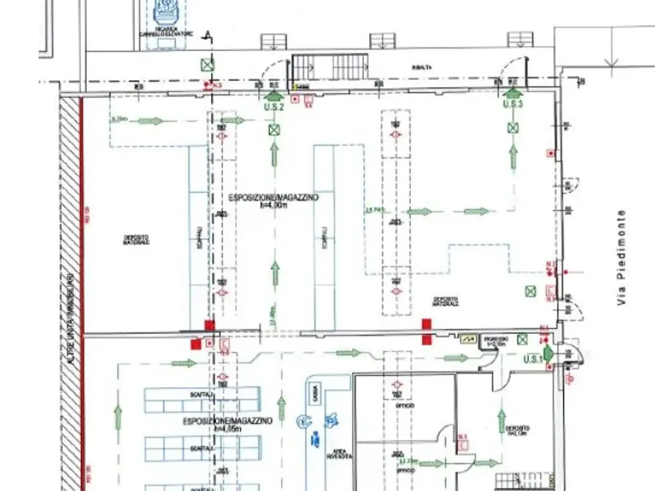 Capannone in Via Piedimonte 58, Valmadrera, {3} - Planimetria 1
