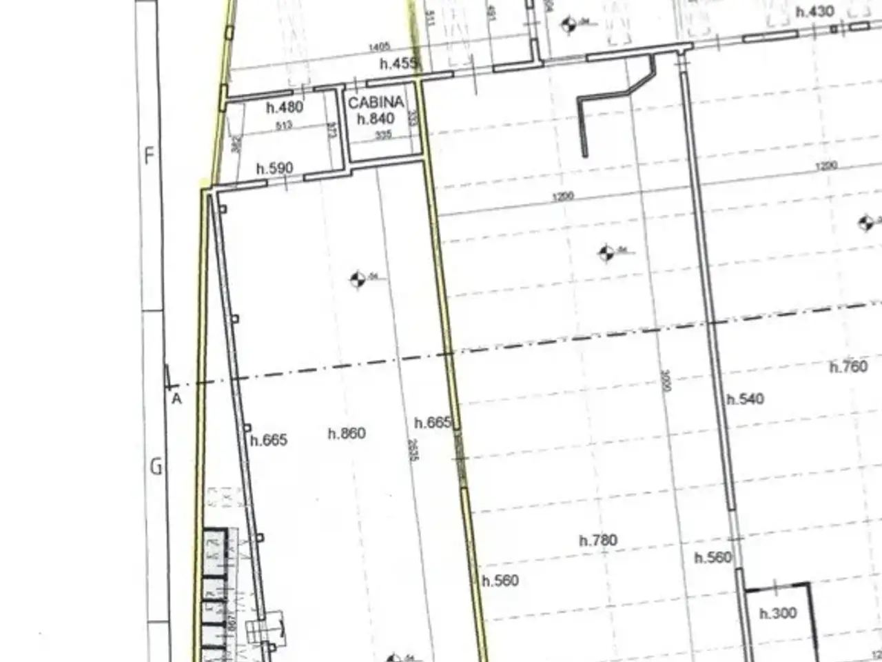 Palazzina commerciale in Pontelungo, Pistoia, {3} - Planimetria 1