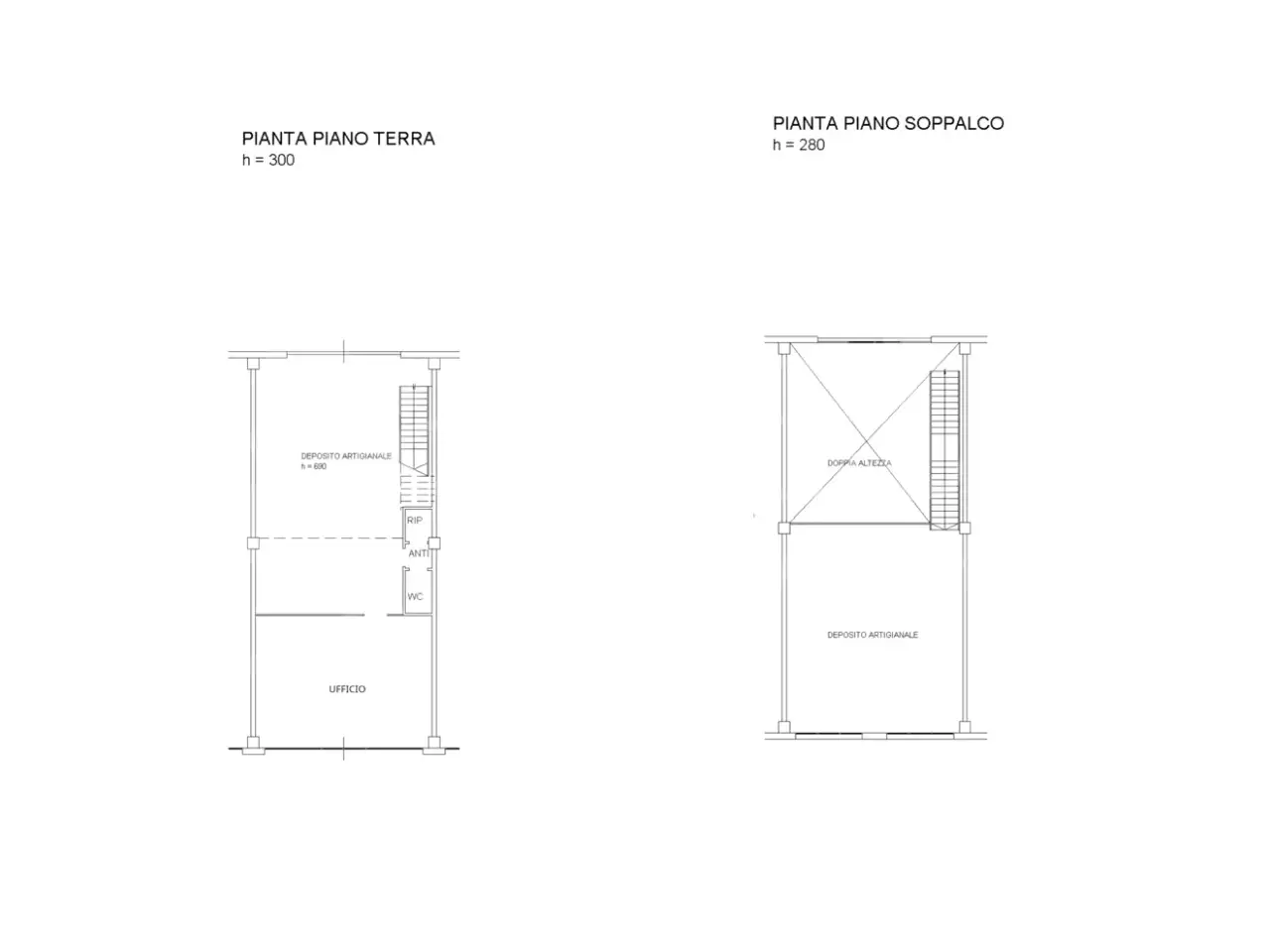 Capannone in , Porto Viro, {3} - Planimetria 1