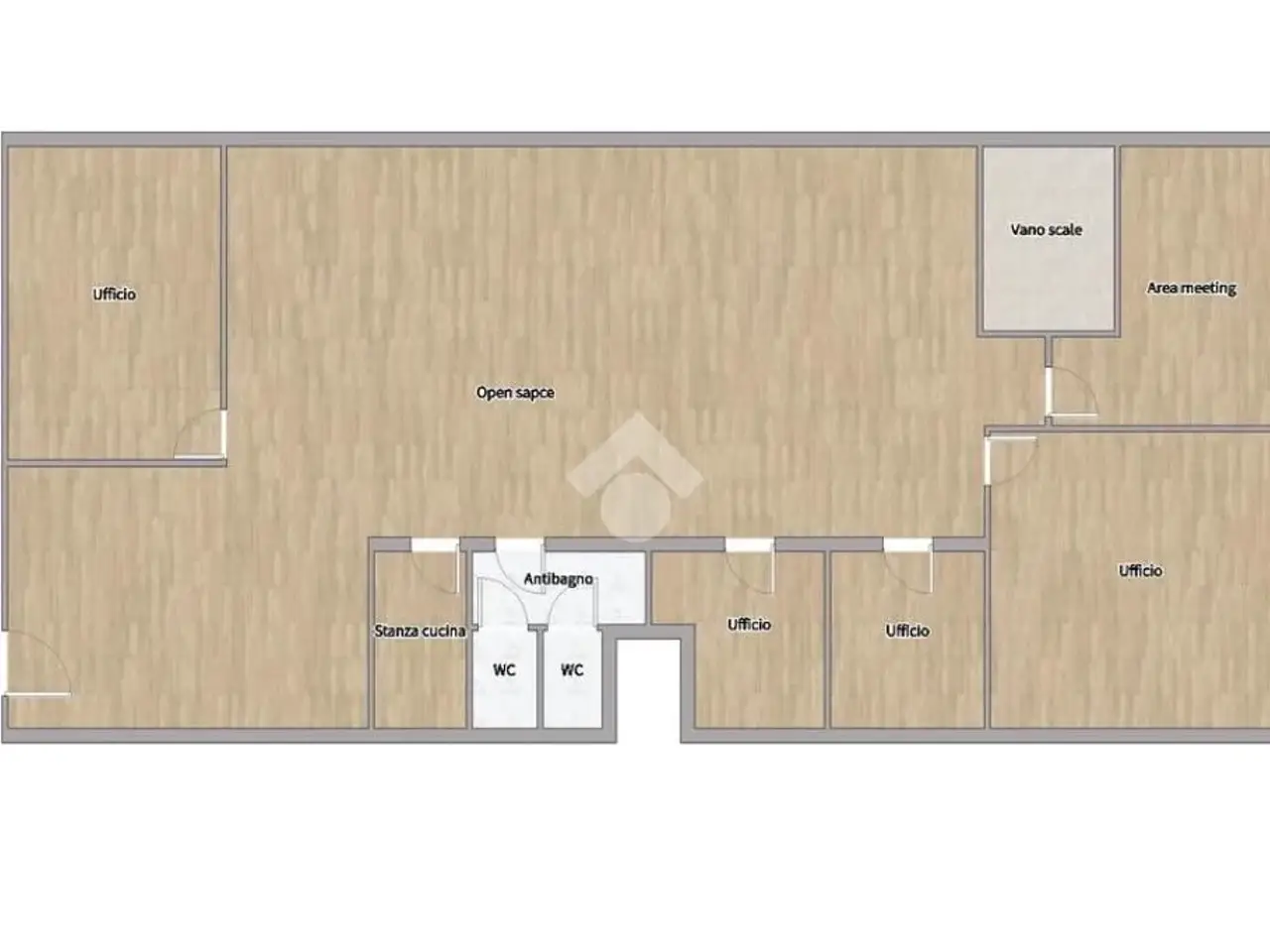 Ufficio in Via Noventana 30, Noventa Padovana, {3} - Planimetria 1