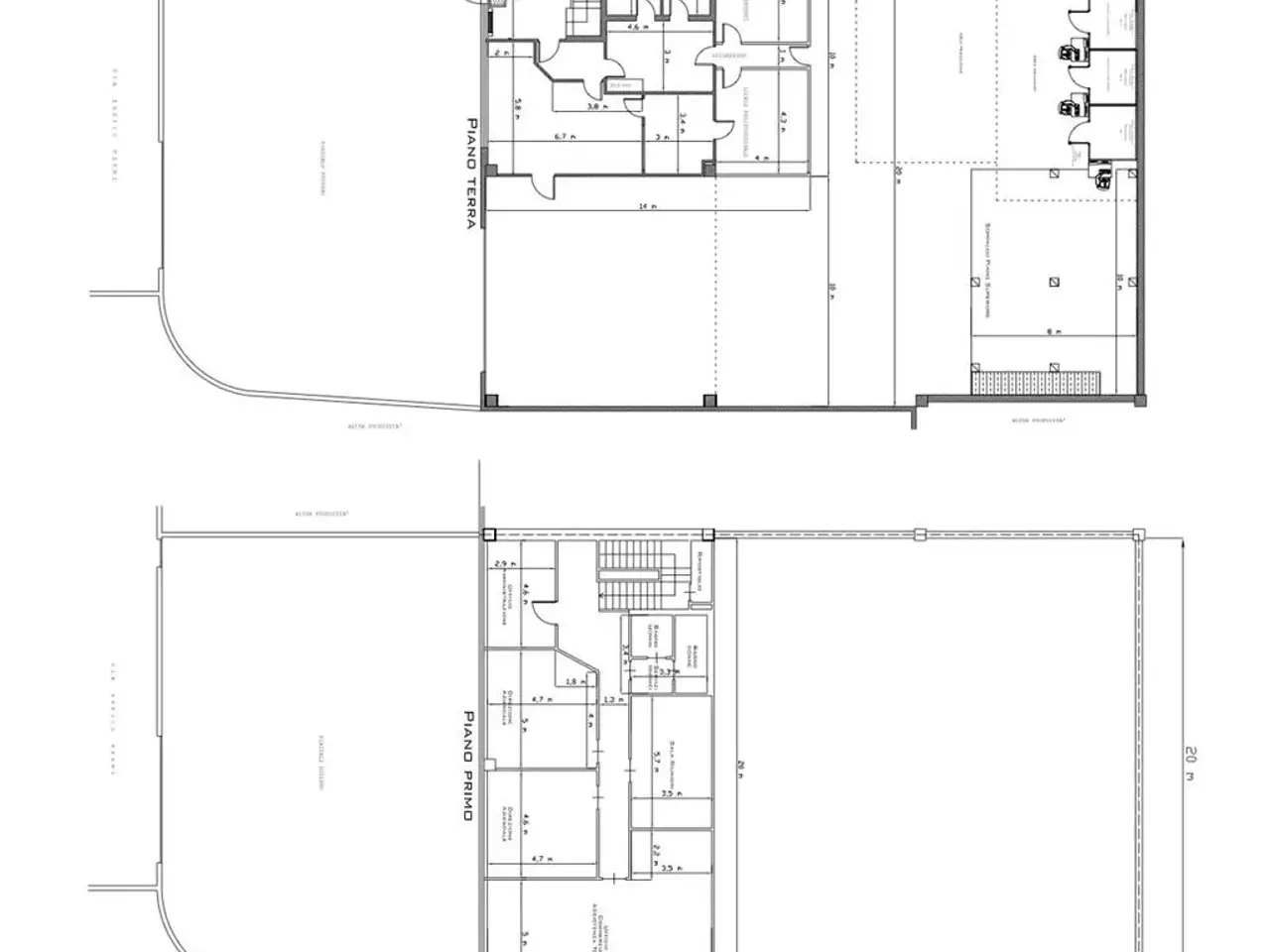 Capannone in Via Fermi 52 Q R, Curno, {3} - Planimetria 1