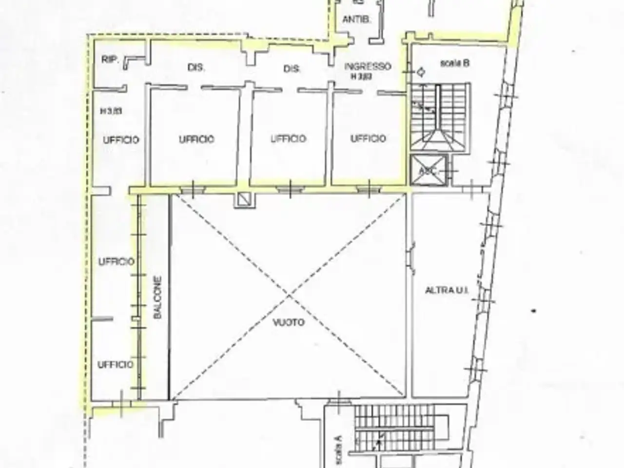 Ufficio in , Forli', {3} - Planimetria 1