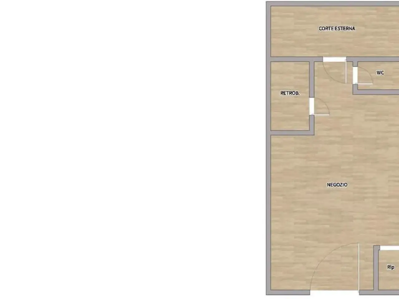 Negozio in Via Nicotera 20, Policoro, {3} - Planimetria 1