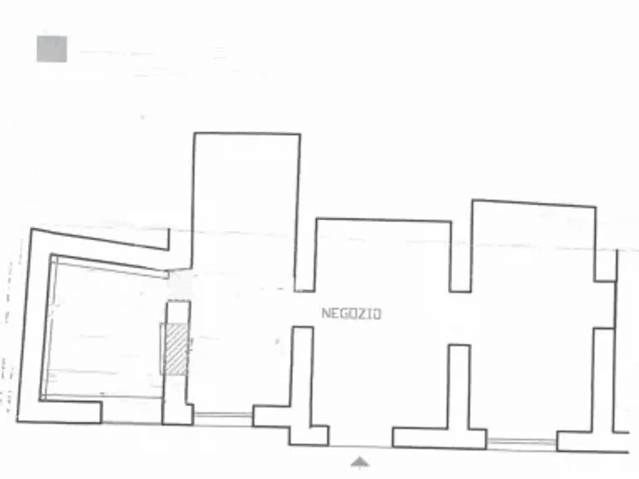 Negozio in Via Roma 23, Acquapendente, {3} - Planimetria 1