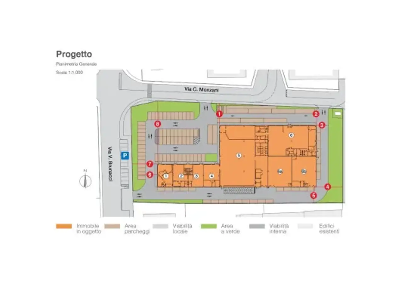 Ufficio in Via Cirillo Monzani, Venezia, {3} - Planimetria 1
