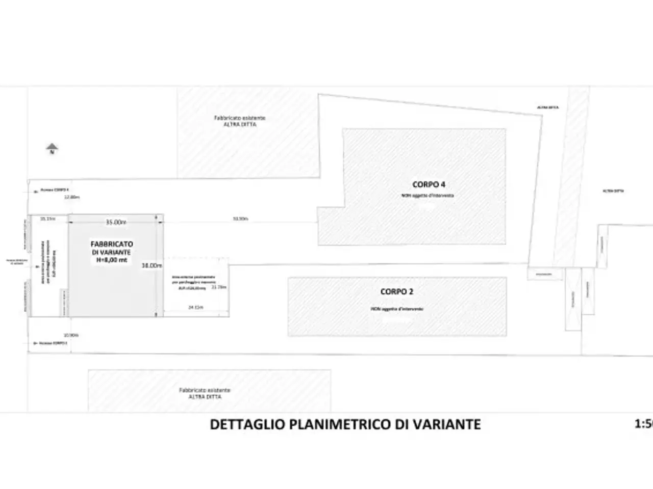 Capannone in Via Nazionale delle Puglie Snc, San Vitaliano, {3} - Planimetria 1