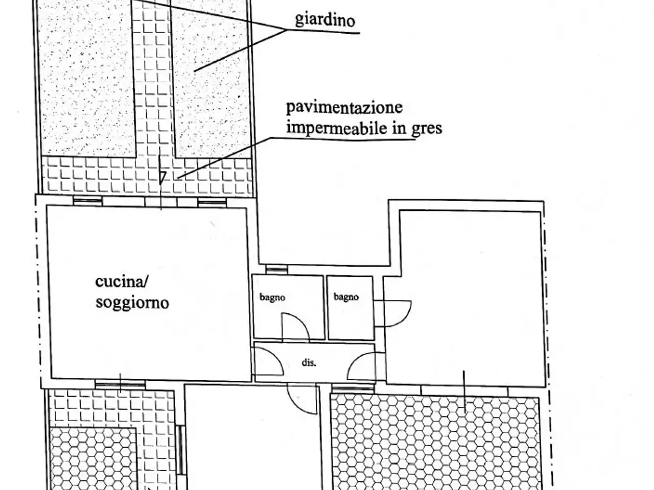 Trilocale in vendita, Via Antonio Meucci 46, Fucecchio - Planimetria 1
