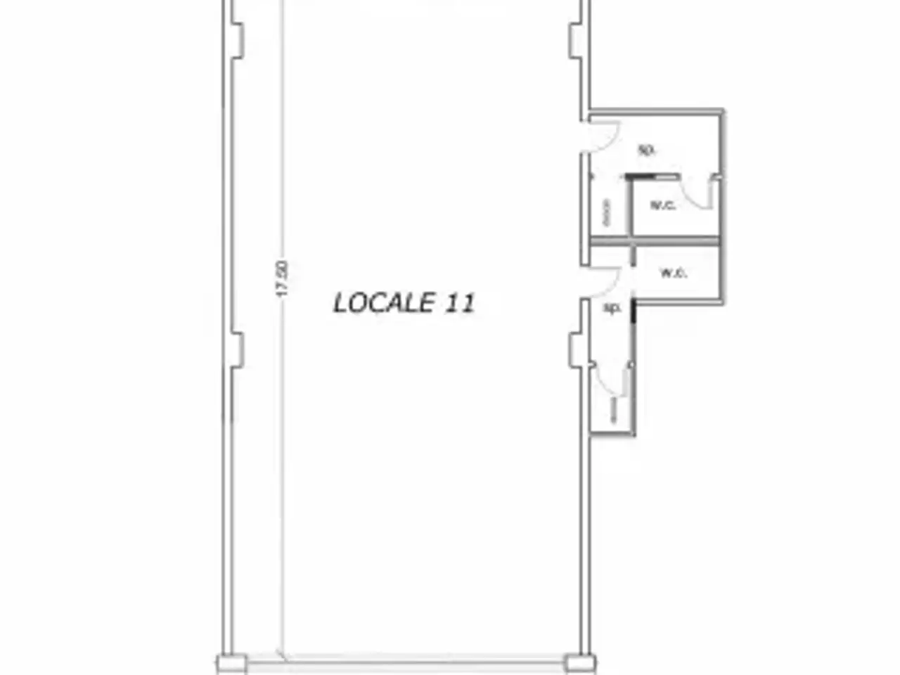 Ufficio in Via Professor Filippo Manna 11, Casalnuovo Di Napoli, {3} - Planimetria 1