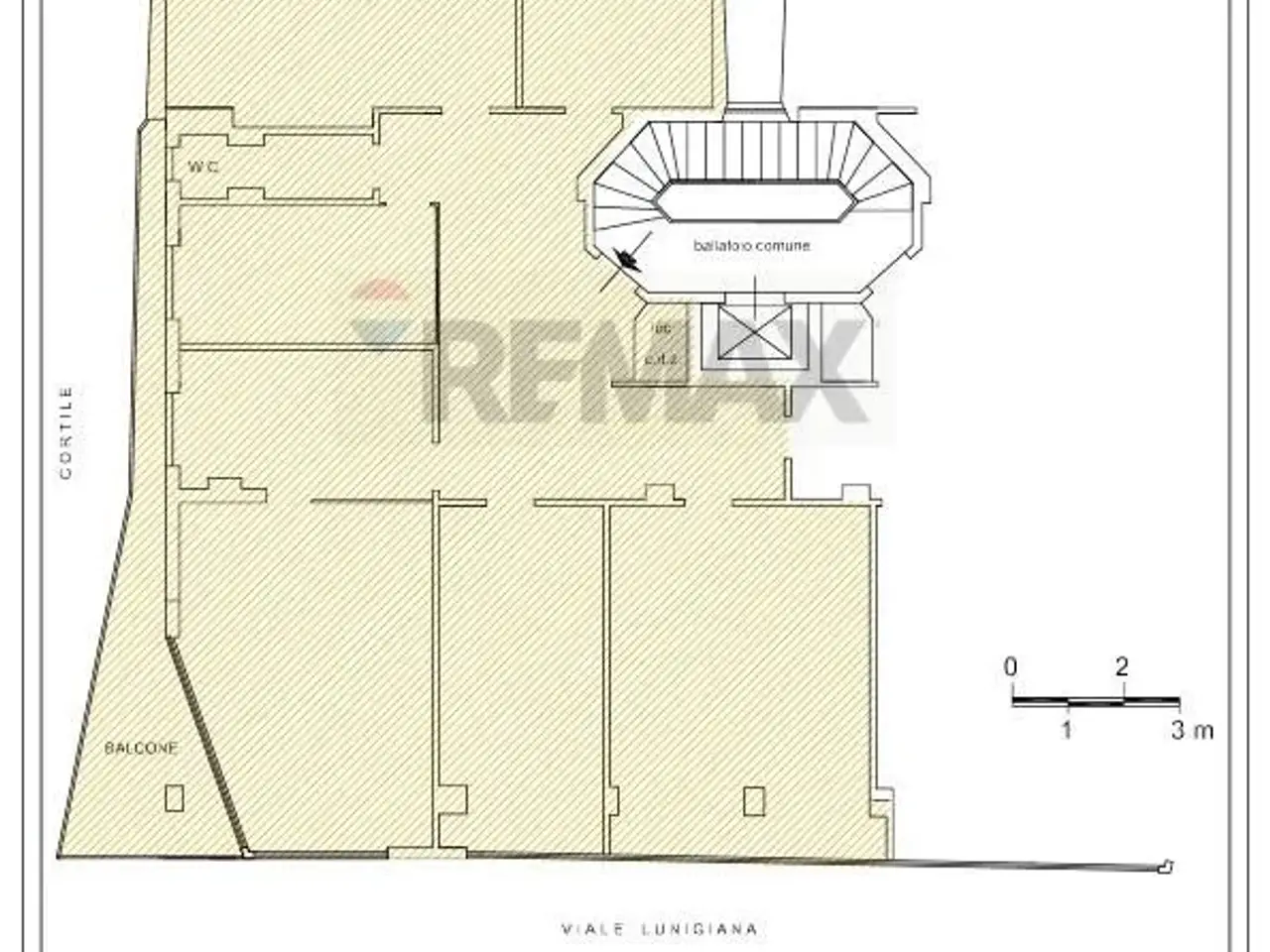 Ufficio in Viale Lunigiana 40, Milano, {3} - Planimetria 1