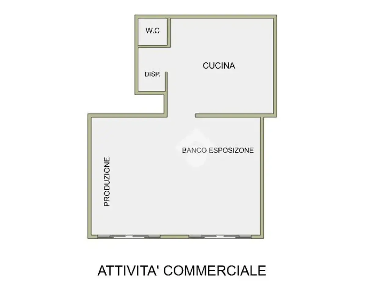 Negozio in Negozio Corso Mazzini 145, Albisola Superiore, {3} - Planimetria 1