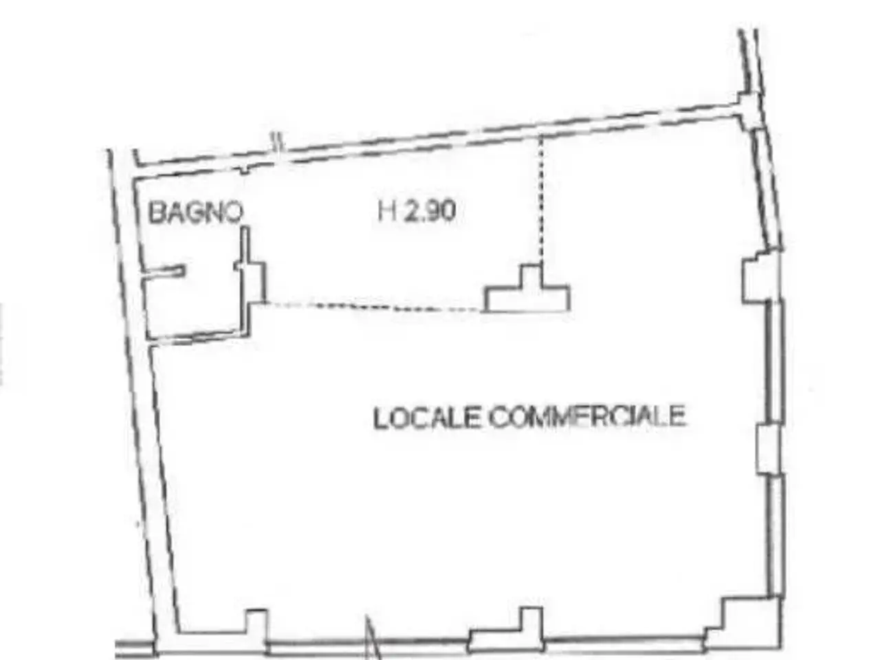 Negozio in Via Muccini 34, Sarzana, {3} - Planimetria 1