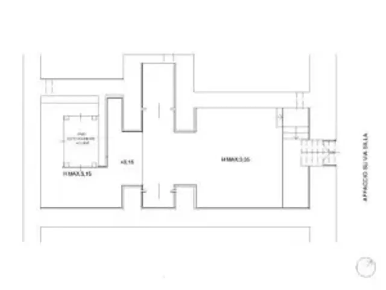 Magazzino in Via Silla, Roma, {3} - Planimetria 1