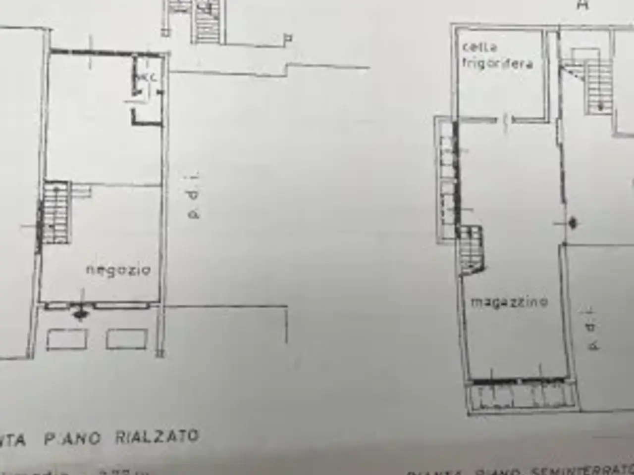 Negozio in Via Angelina Azimonti, Romano Di Lombardia, {3} - Planimetria 1