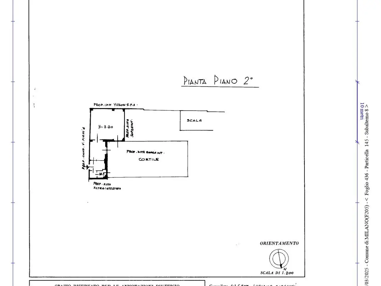 Ufficio in Via Torino 49, Milano, {3} - Planimetria 1