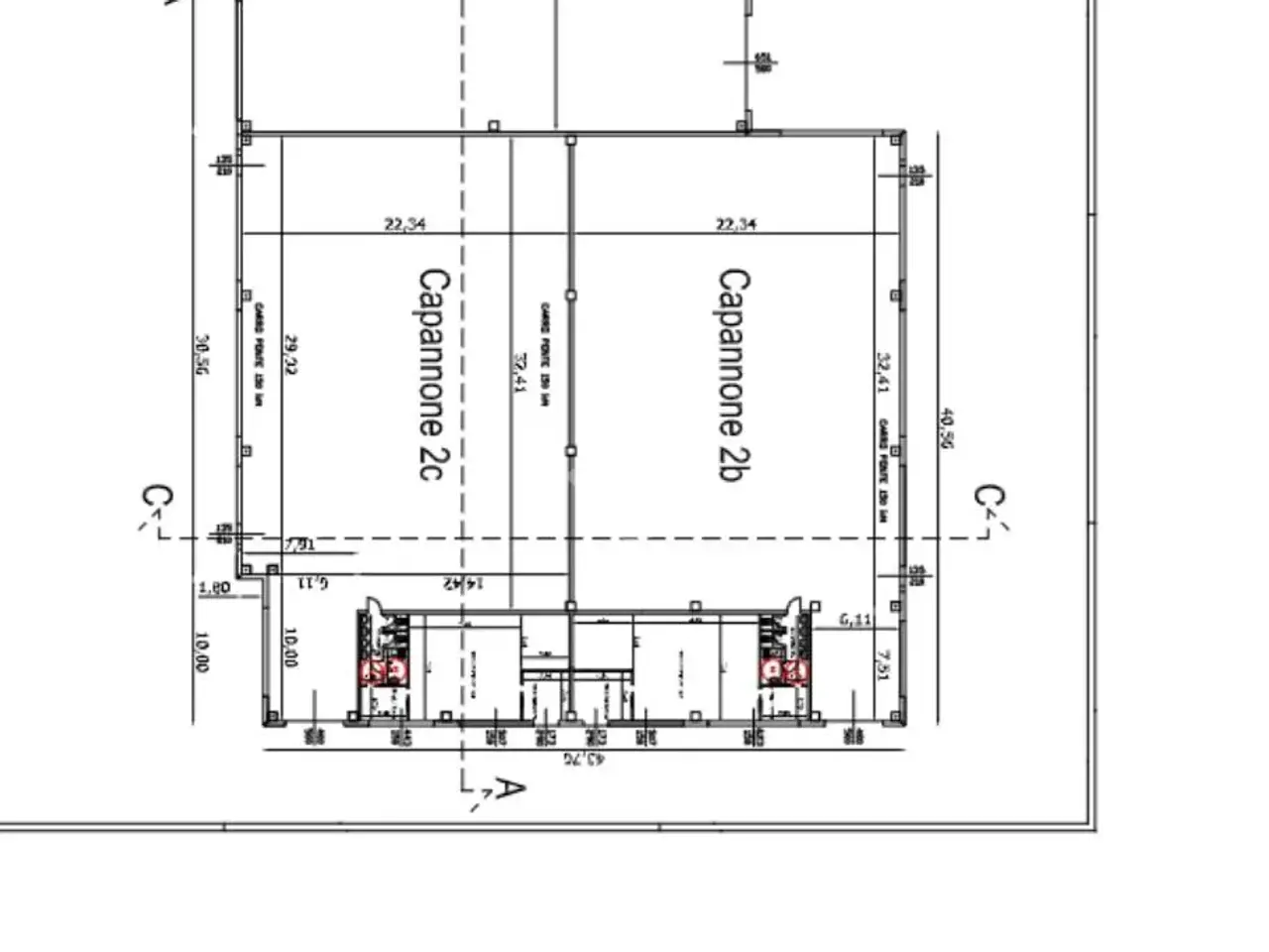 Capannone in Via Romagna, Castano Primo, {3} - Planimetria 1