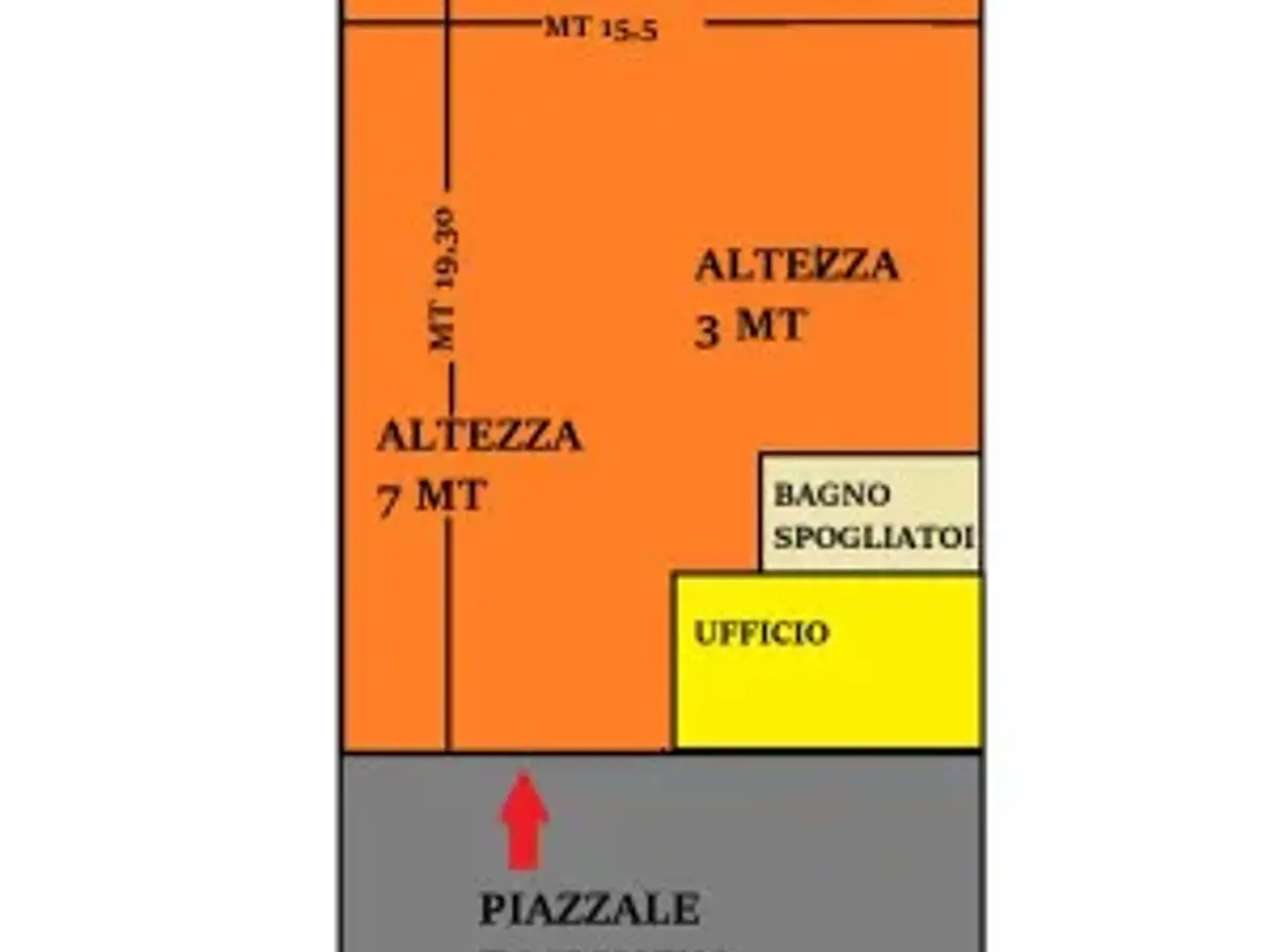 Capannone in Via Ruggero Bardazzi, Signa, {3} - Planimetria 1