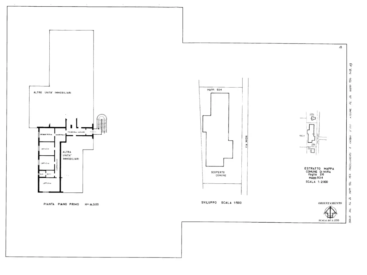 Ufficio in Via G. Mion 27, Mira, {3} - Planimetria 1