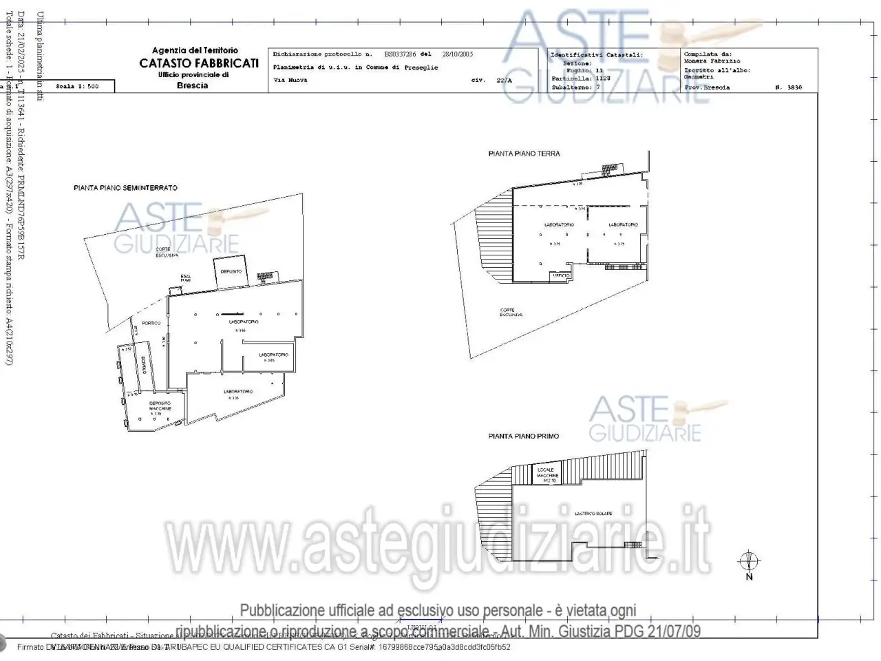 Laboratorio in Via Nuova 22/a 22, Preseglie, {3} - Planimetria 1