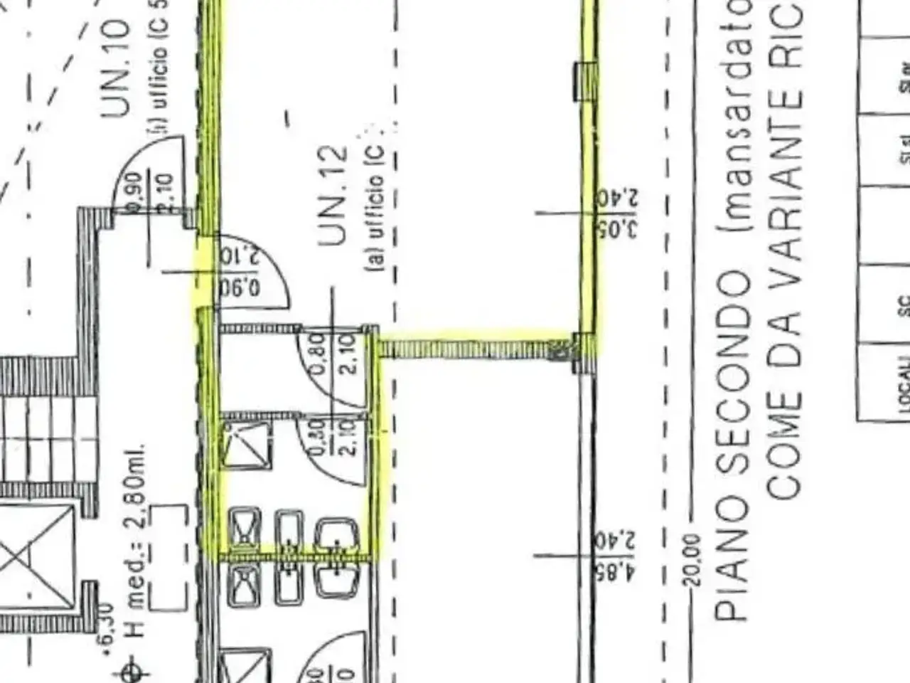 Ufficio in Via Cinque Febbraio 75, San Marino, {3} - Planimetria 1