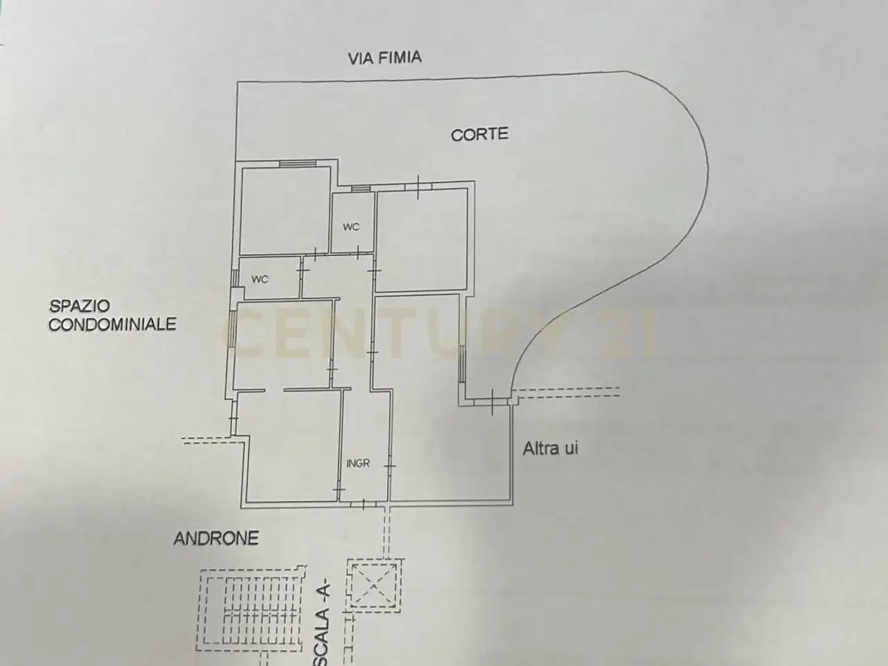 Ufficio in Via Grazia Deledda 2, Catania, {3} - Planimetria 1