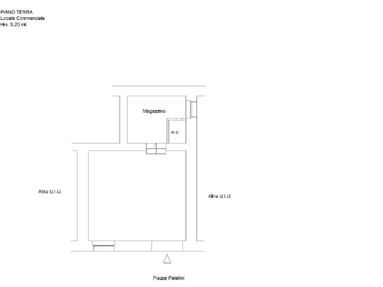 Negozio in Via Palatina 4, Tivoli, {3} - Planimetria 1