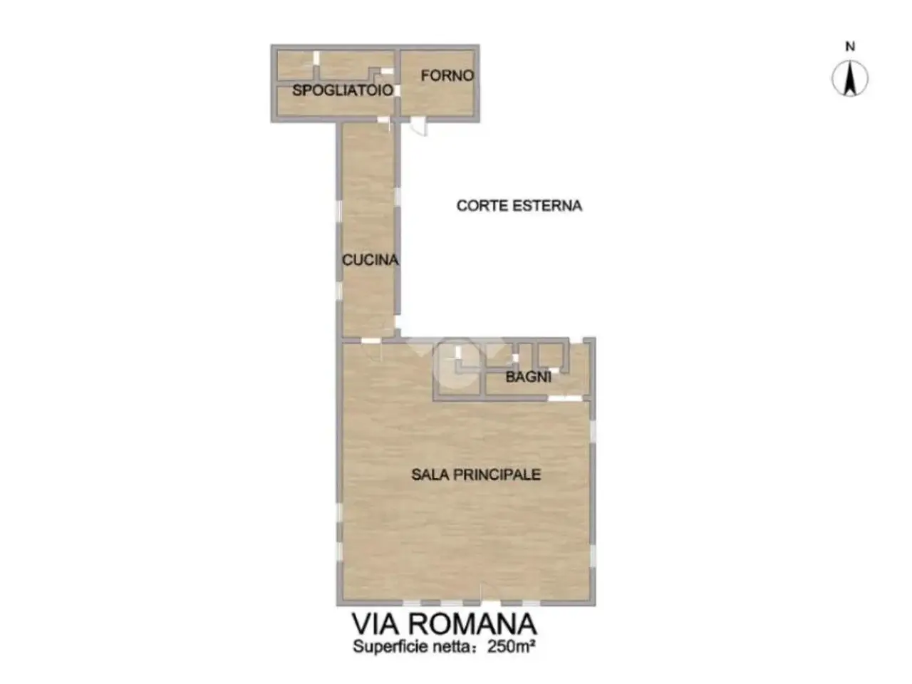 Negozio in Via Oreste Tomei, Colleferro, {3} - Planimetria 1