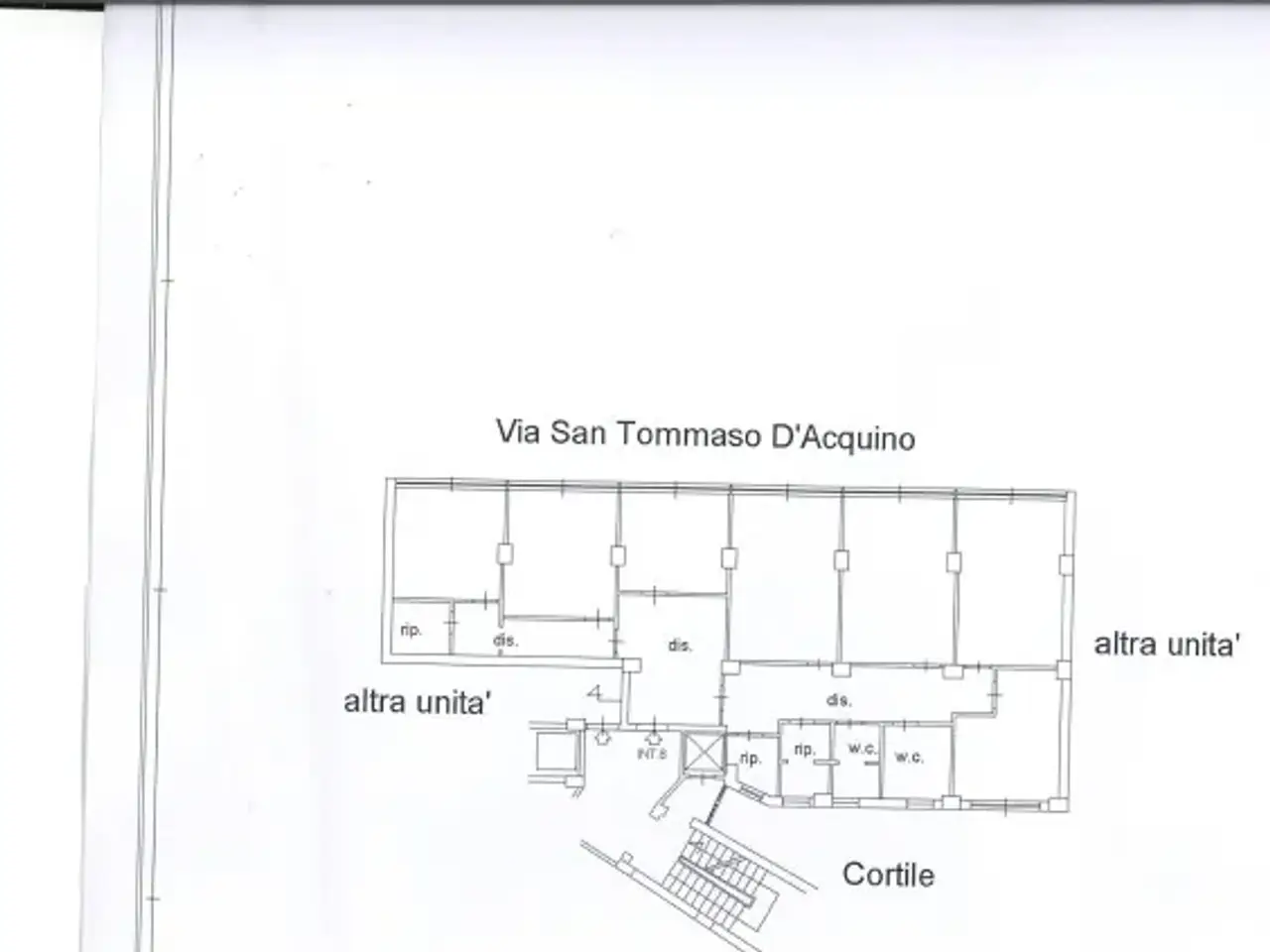 Ufficio in Via Ponte di Tappia 82, Napoli, {3} - Planimetria 1