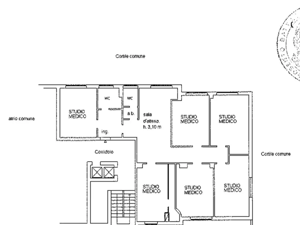 Ufficio in , Milano, {3} - Planimetria 1