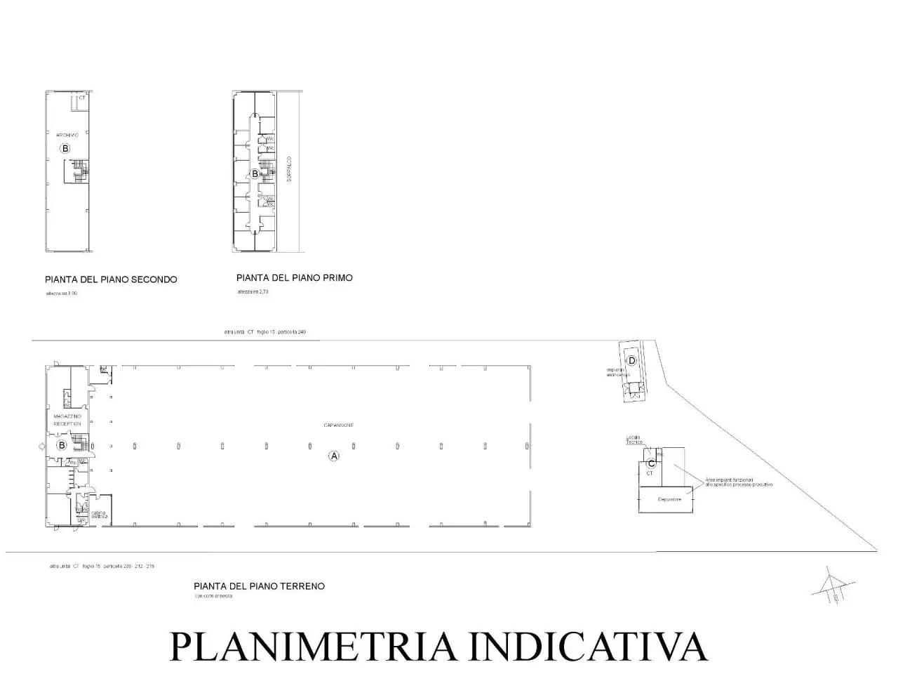 Capannone in Via Tetti dell'Oleo, Borgaro Torinese, {3} - Planimetria 1