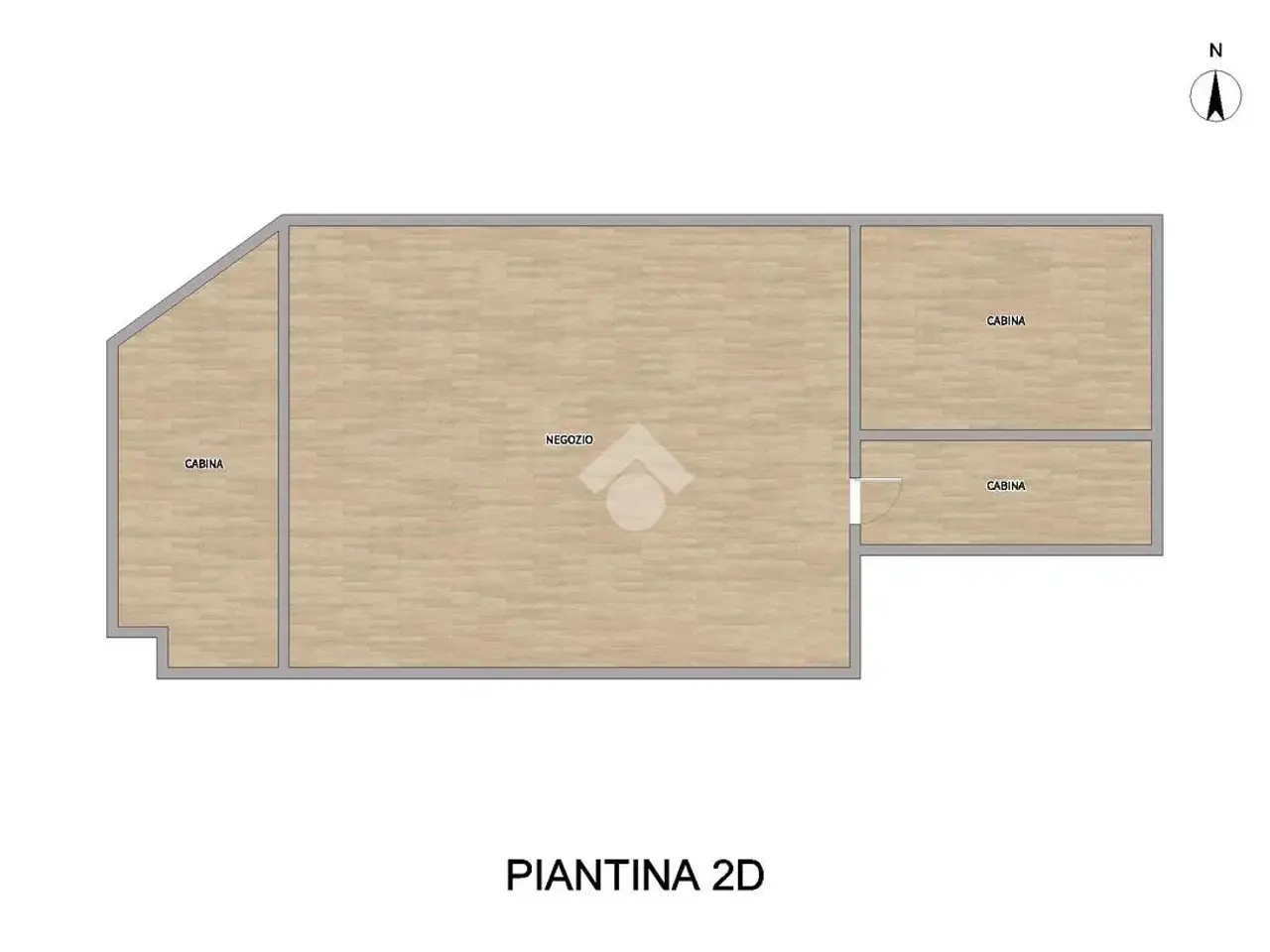 Negozio in Vicolo Venezia, Manerbio, {3} - Planimetria 1