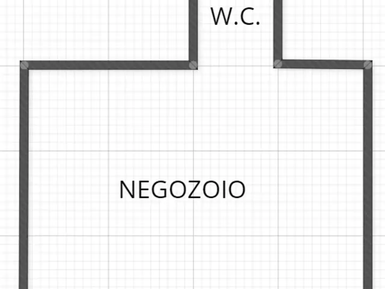 Negozio in Via Valdossola, Bologna, {3} - Planimetria 1