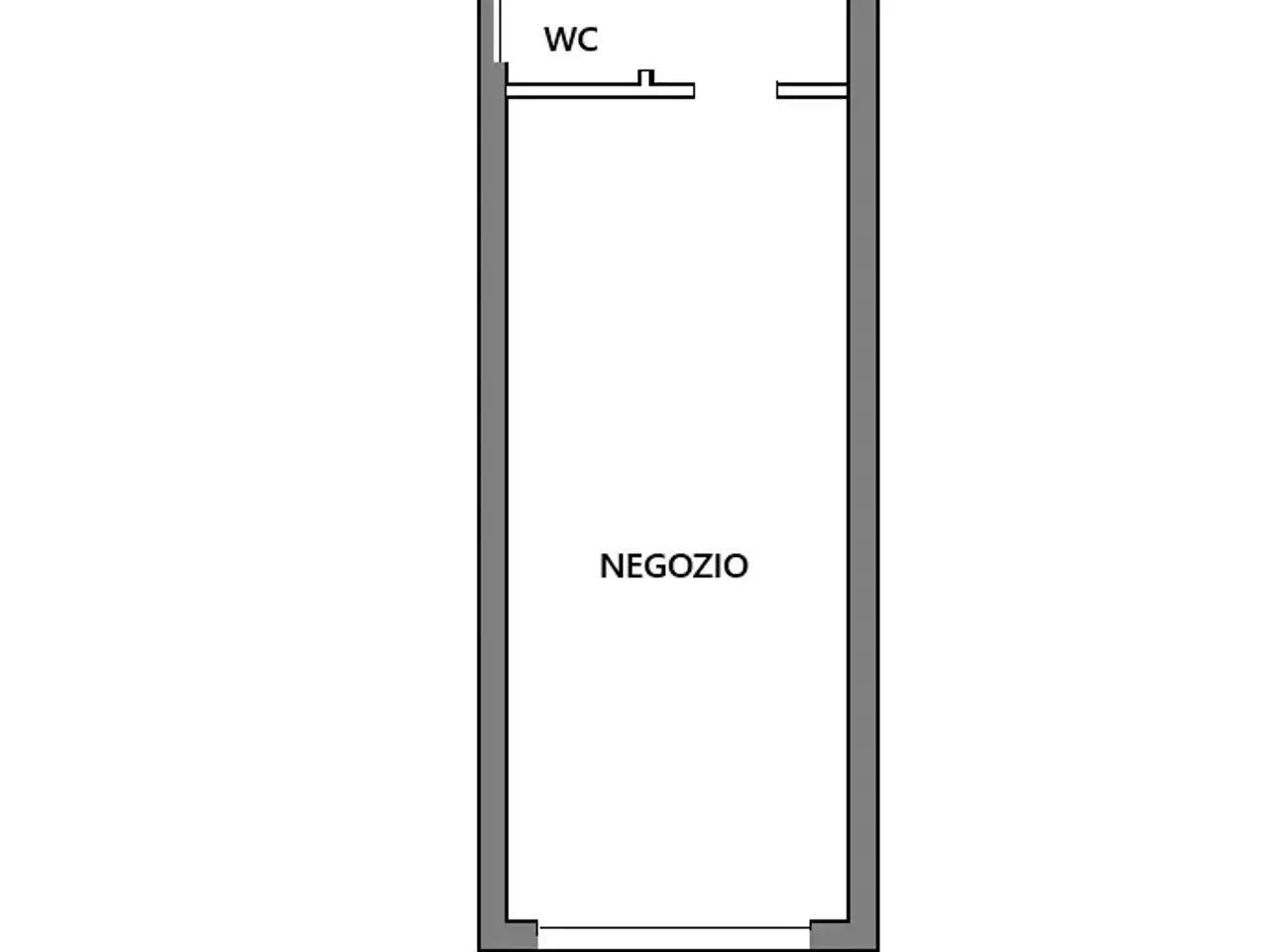 Negozio in Viale Anicio Gallo 160, Roma, {3} - Planimetria 1