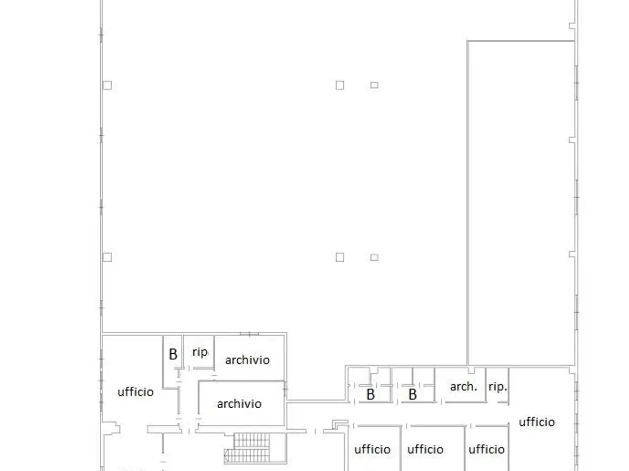 Magazzino in Strada del Turchino, Novi Ligure, {3} - Planimetria 1