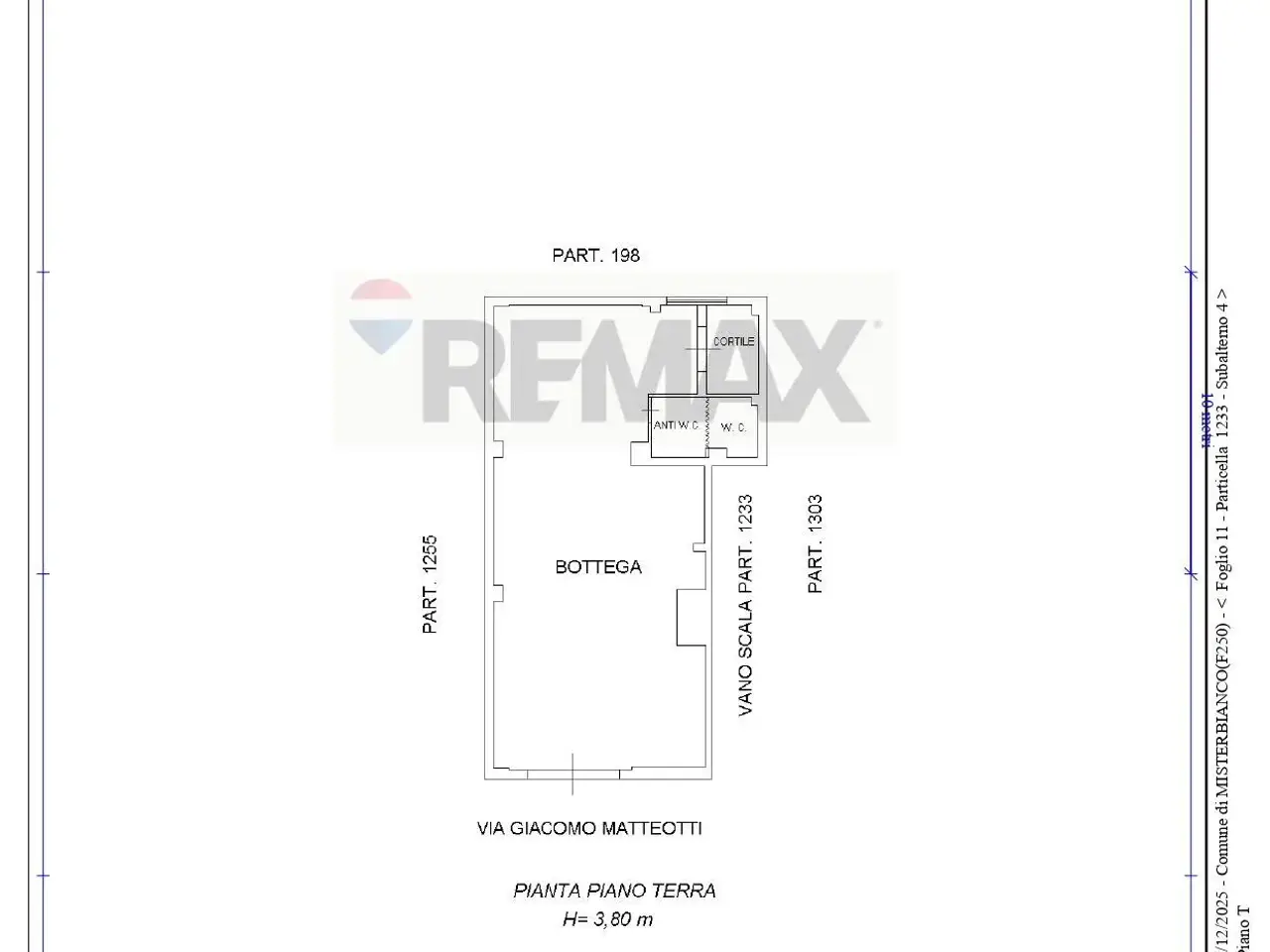 Negozio in Via G.Matteotti 343, Misterbianco, {3} - Planimetria 1