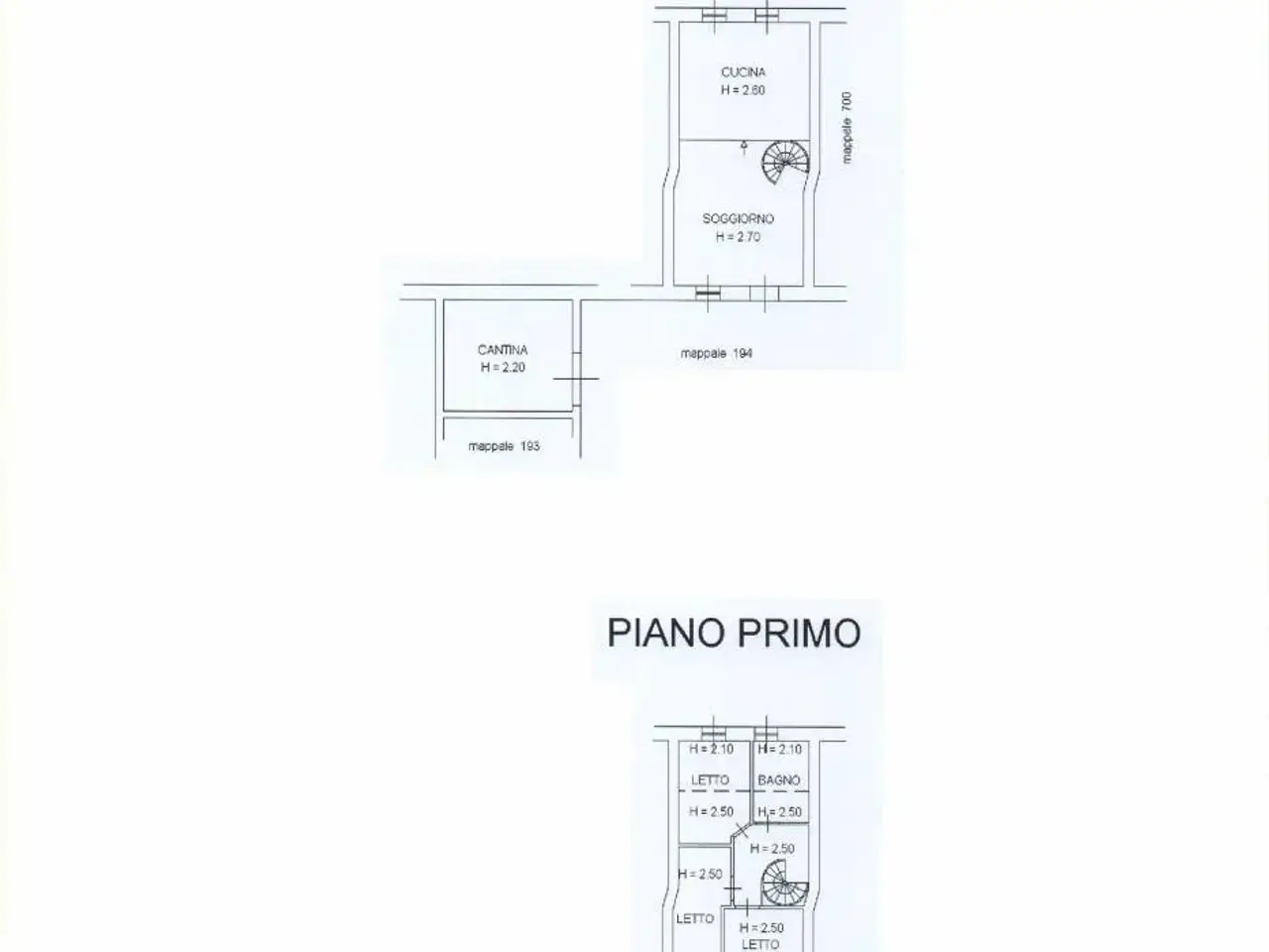 Terratetto unifamiliare in vendita, Gropparello - Planimetria 1