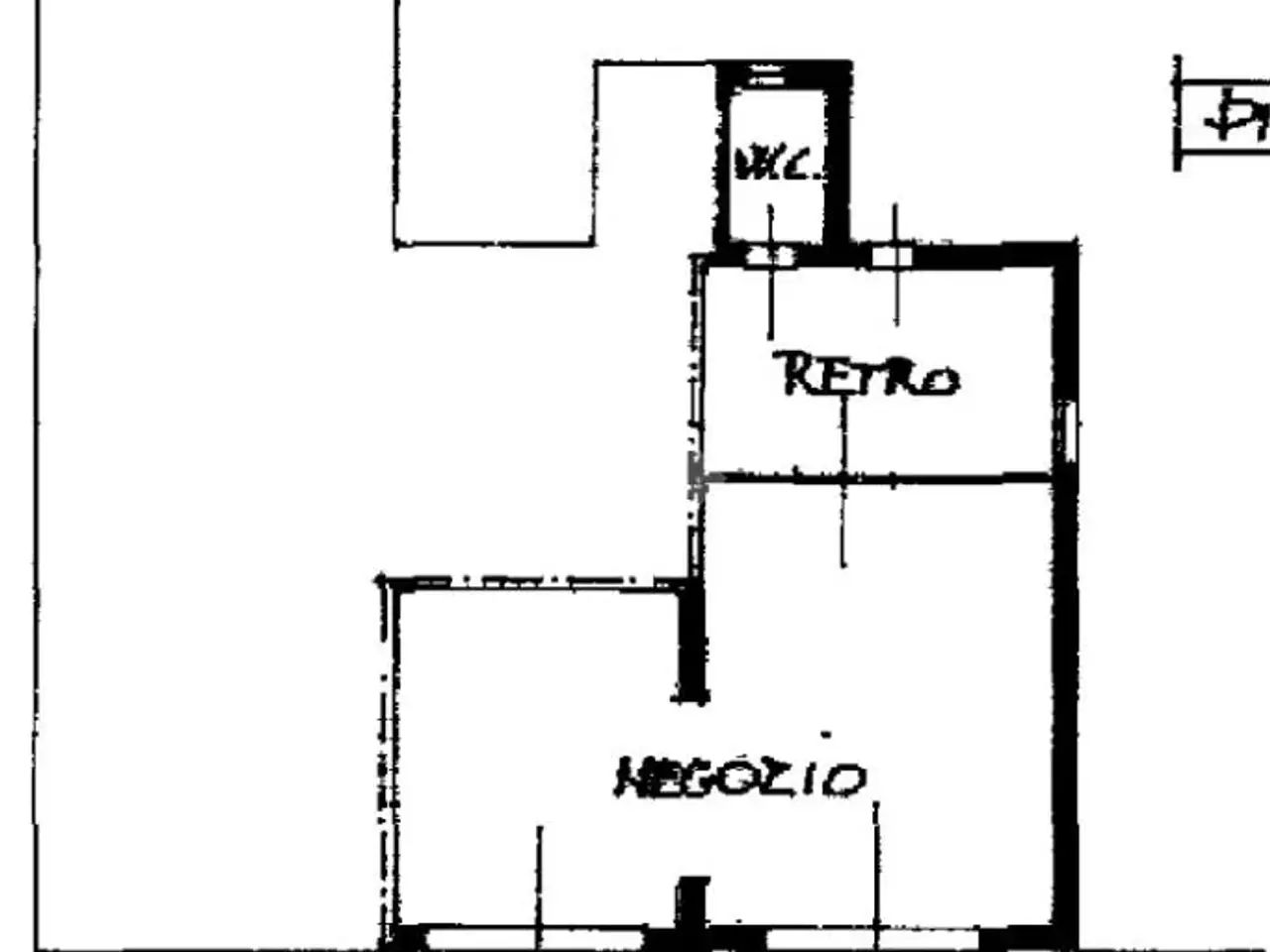 Negozio in Via a. Panzini 204, Bellaria-Igea Marina, {3} - Planimetria 1