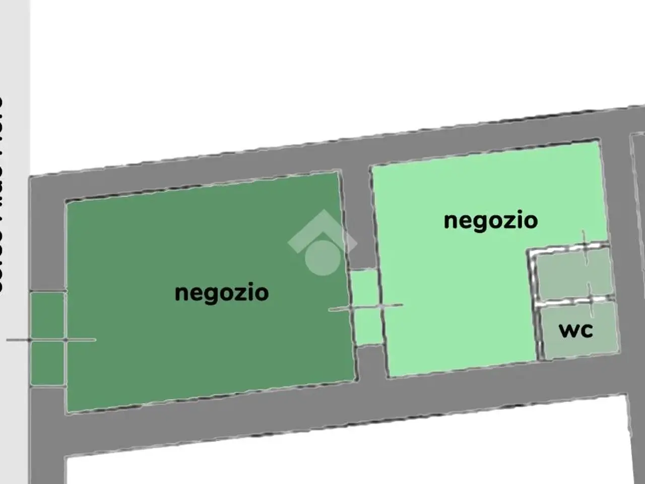 Negozio in Corso Aldo Moro 92, Santa Maria Capua Vetere, {3} - Planimetria 1