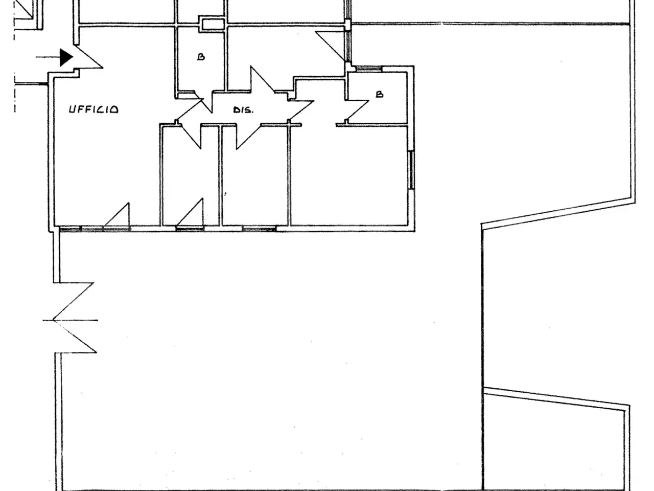 Ufficio in Via di Tor San Giovanni 205, Roma, {3} - Planimetria 1
