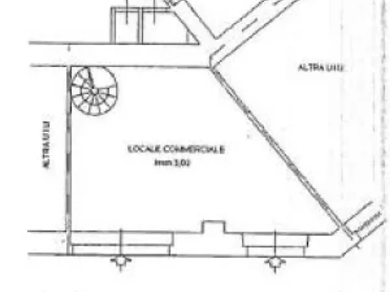 Negozio in Via delle Sette Fontane 40, Trieste, {3} - Planimetria 1