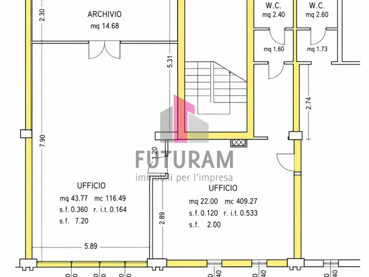 Negozio in , Camisano Vicentino, {3} - Planimetria 1