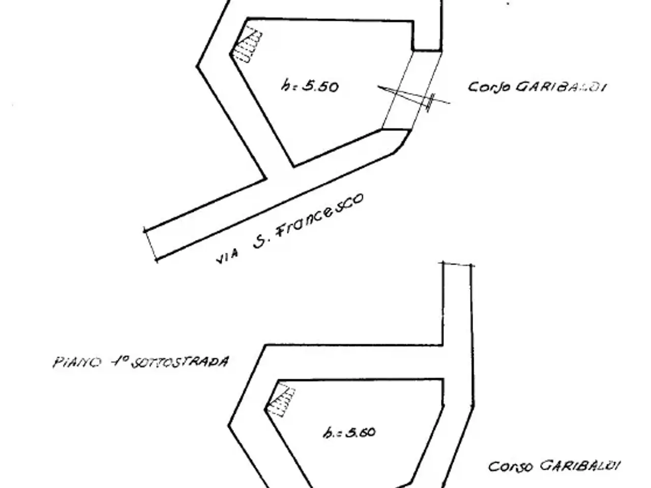 Negozio in Corso Giuseppe Garibaldi, Napoli, {3} - Planimetria 1