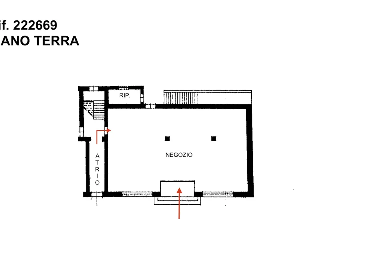 Locale commerciale in , San Giorgio Della Richinvelda, {3} - Planimetria 1
