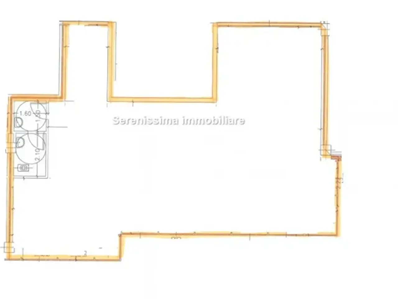 Ufficio in , Pesaro, {3} - Planimetria 1