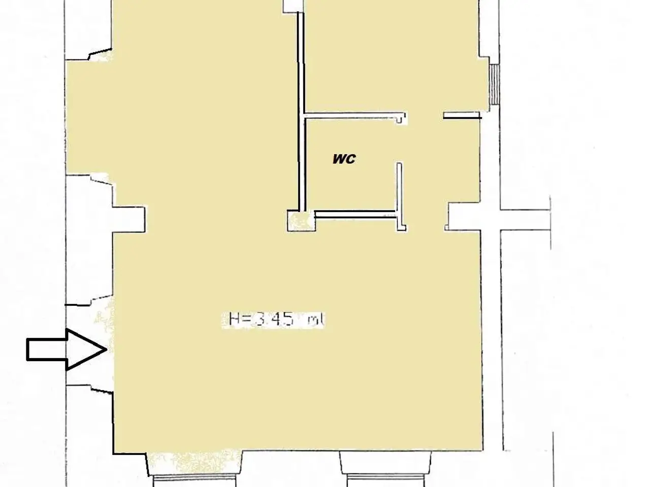 Negozio in Via Traversa Catanzaro, Catanzaro, {3} - Planimetria 1