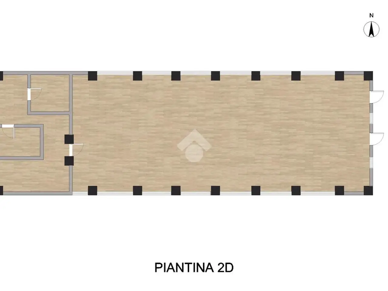Capannone in Via a. De Gasperi 1, Visano, {3} - Planimetria 1