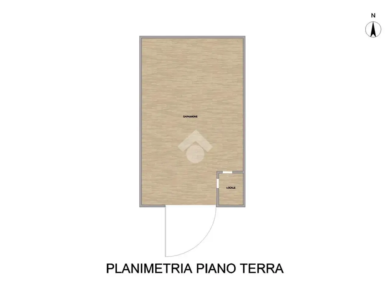 Palazzina commerciale in Strada Provinciale 10, Caorso, {3} - Planimetria 1