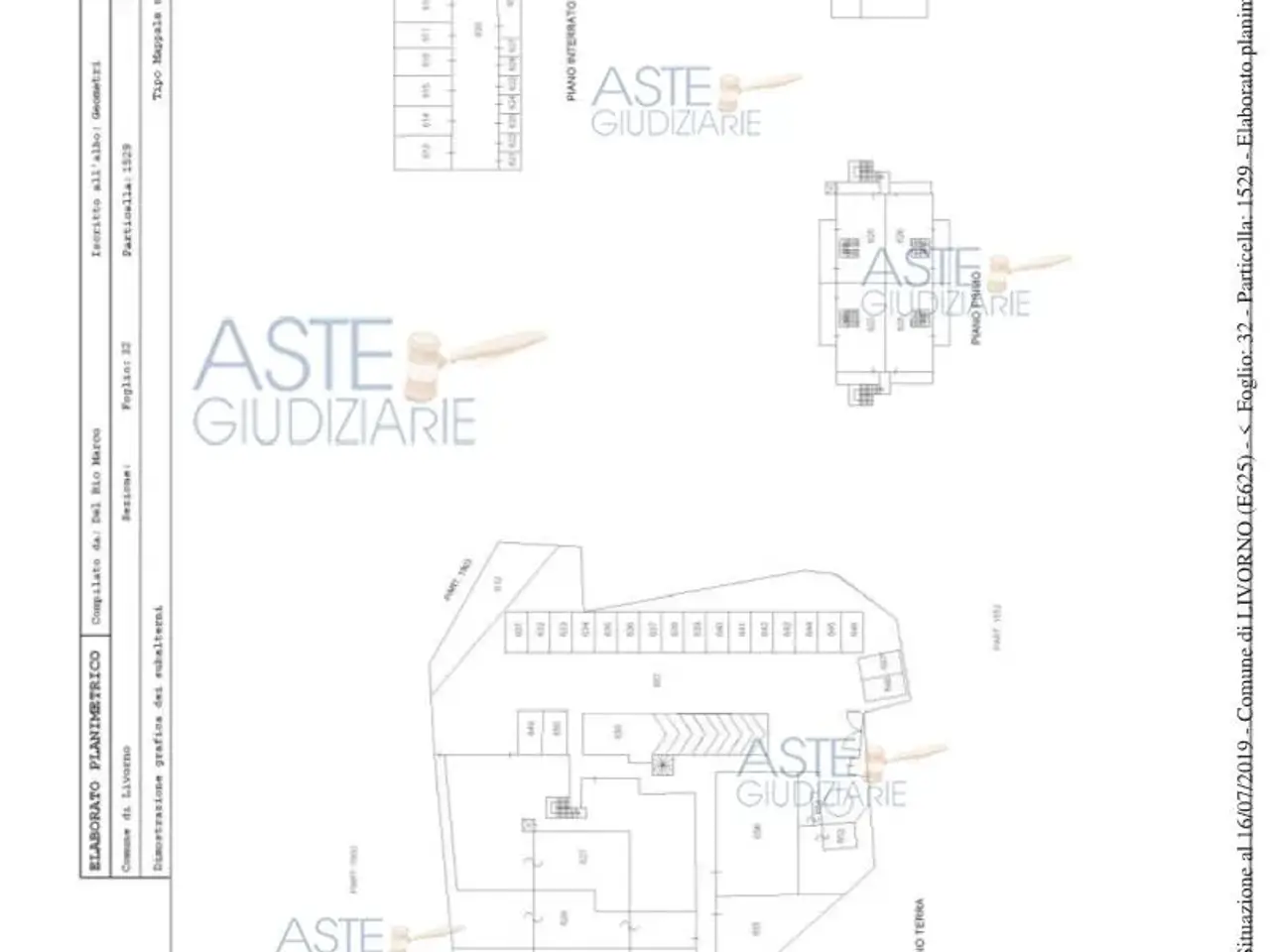 Garage in Via Guido Bedarida, 9, 57124 Livorno LI, Italia 9, Livorno, {3} - Planimetria 1