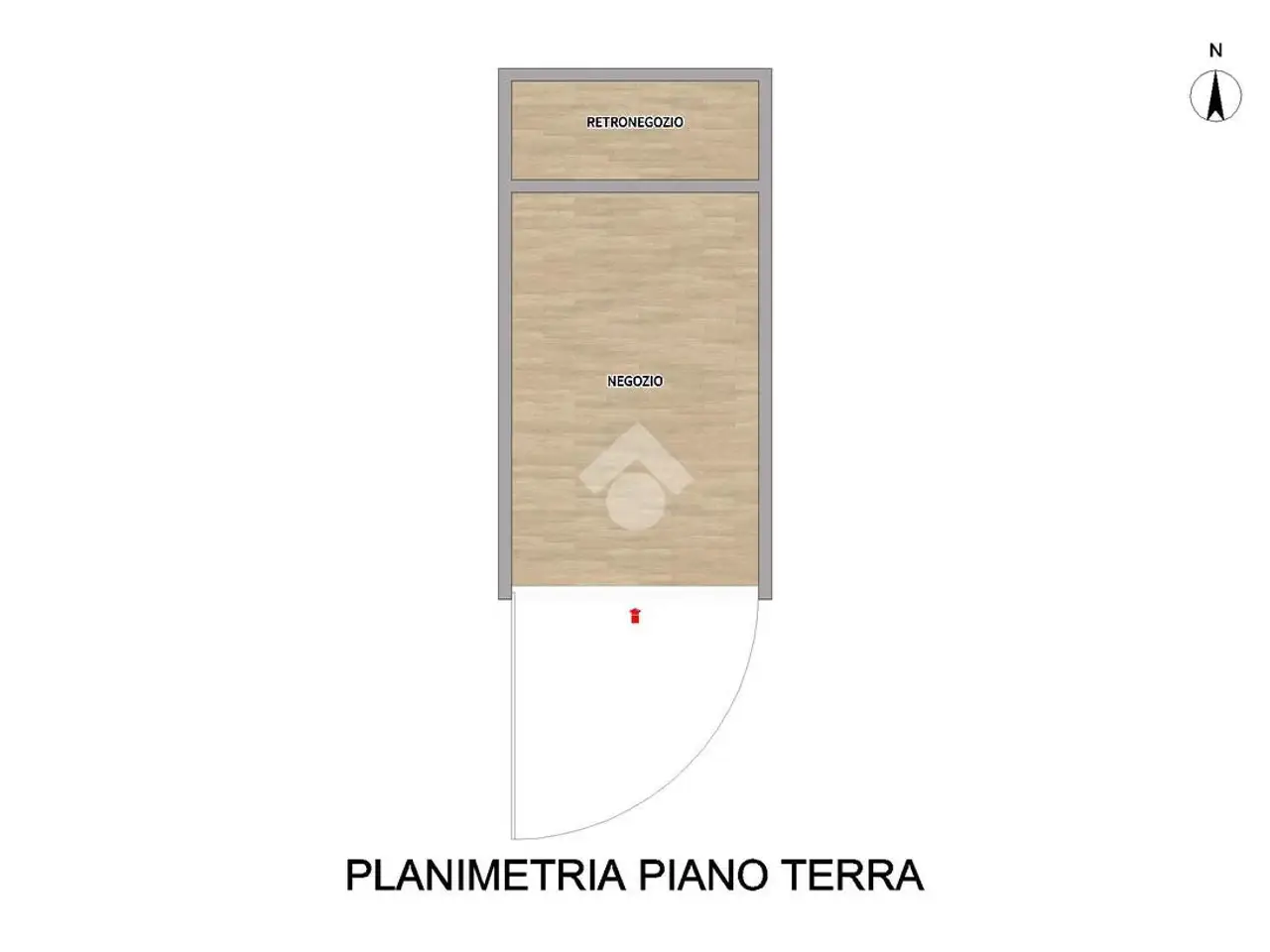 Negozio in Via Camillo Benso Cavour 5, Piacenza, {3} - Planimetria 1