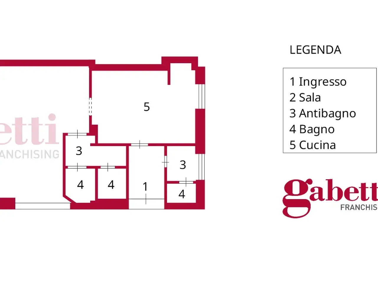 Negozio in Via Lungomare Cristoforo Colombo 189, Salerno, {3} - Planimetria 1