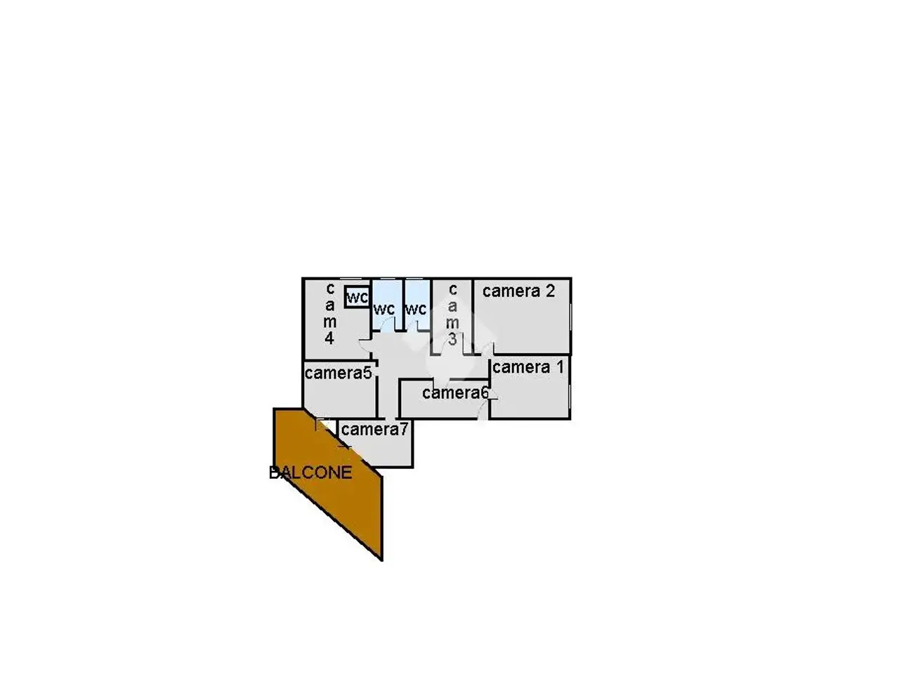 Ufficio in Via Libertà 183, Portici, {3} - Planimetria 1